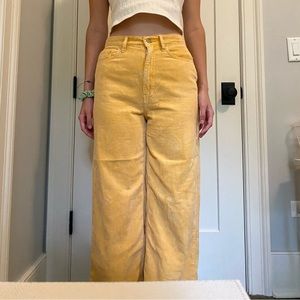 Urban Outfitters corduroy orange pants
